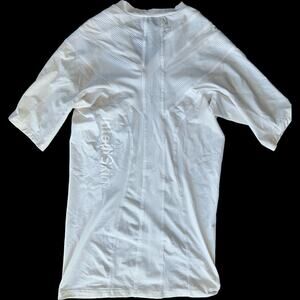 EUC Men’s Intelliskin Compression Stand Tall V-Neck Shirt White Size 2XL